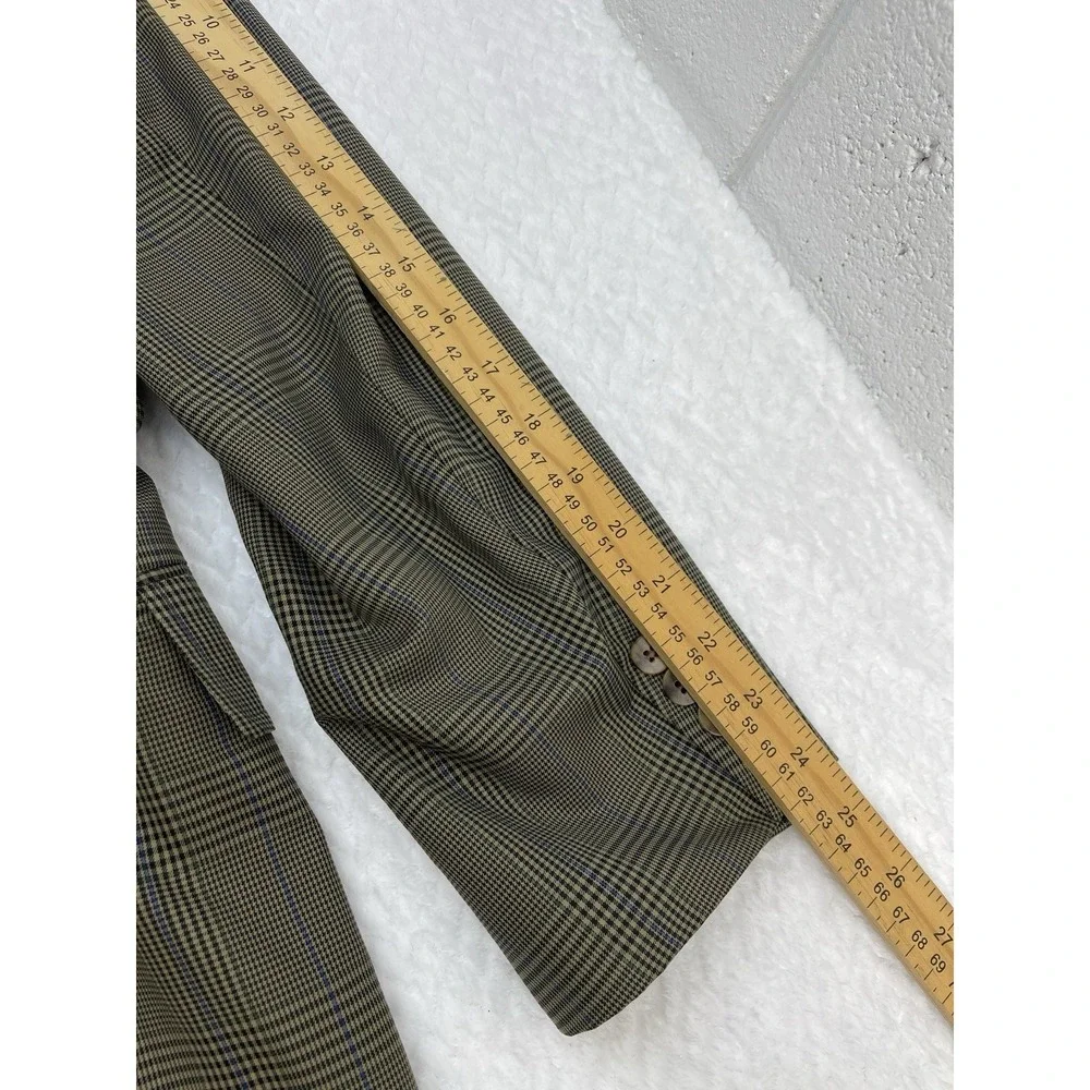 L.L. BEAN Men's Classic‎  Dark Green & Tan Plaid Preppie JACKET BLAZER 40R